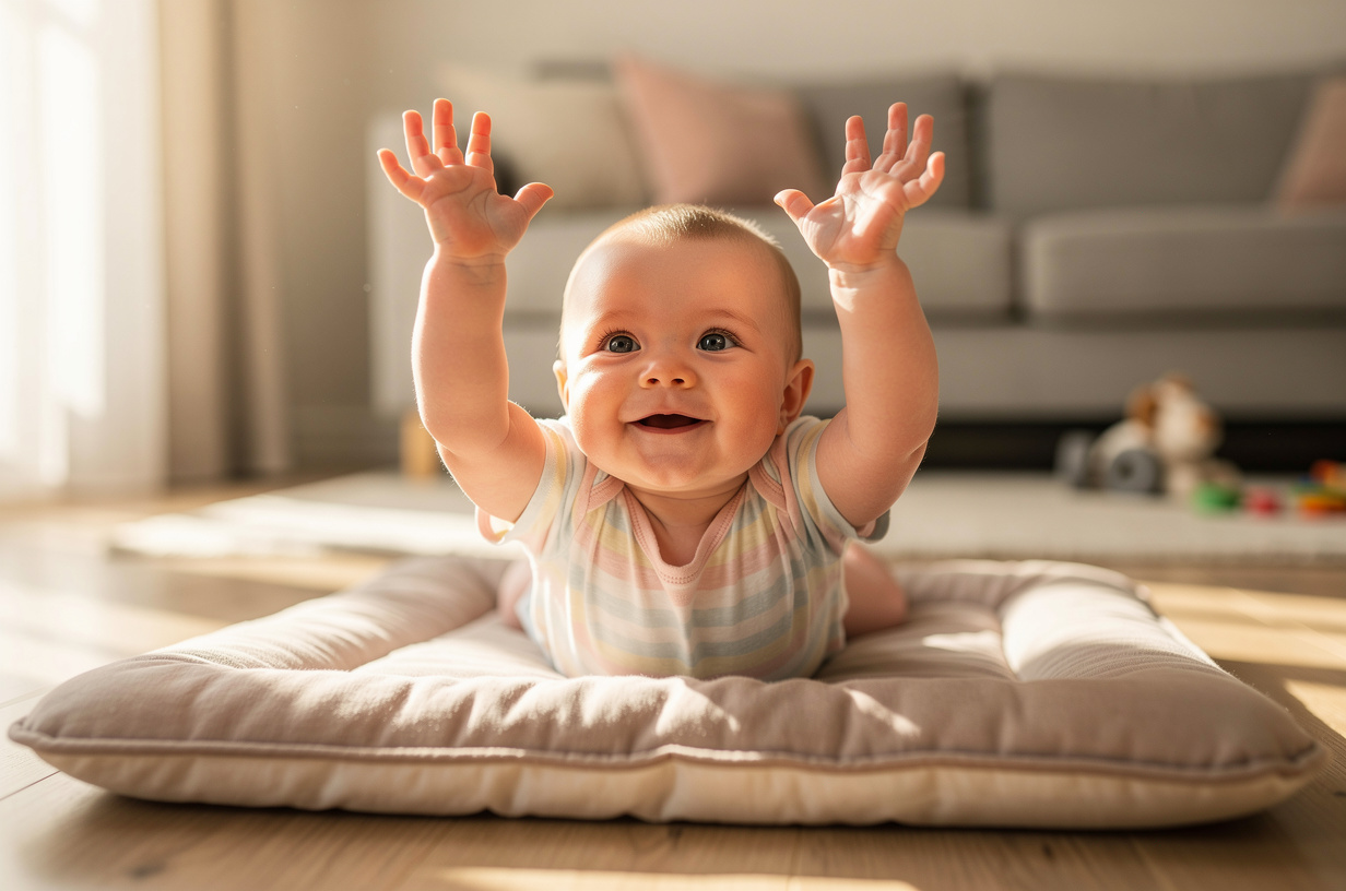 Bébé a la tête plate : prévention et correction