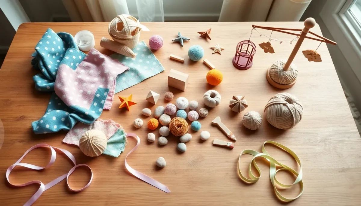 DIY bébé : 15 idées faciles à fabriquer soi-même (jouets, déco, cadeaux)
