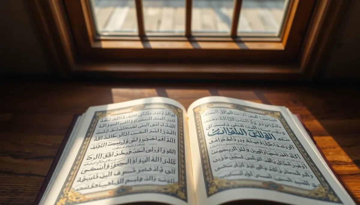 Livre ancien ouvert montrant la calligraphie arabe et les prénoms traditionnels